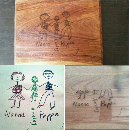 Personalized Rosewood Cutting board