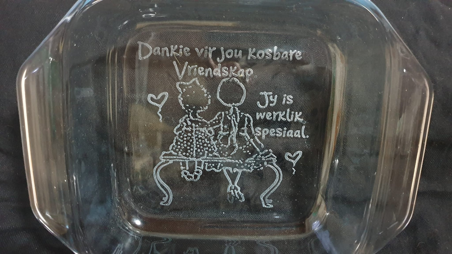 Engraved Glass Bawl