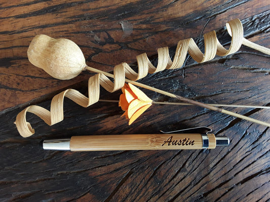 Personalized Bamboo Pen