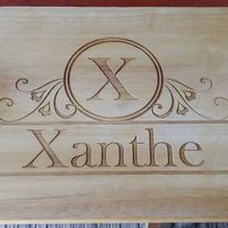 Personalized Rustic Rubberwood Cheeseboard