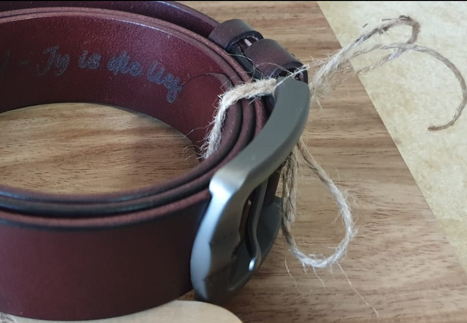 Personalized Leather Belt