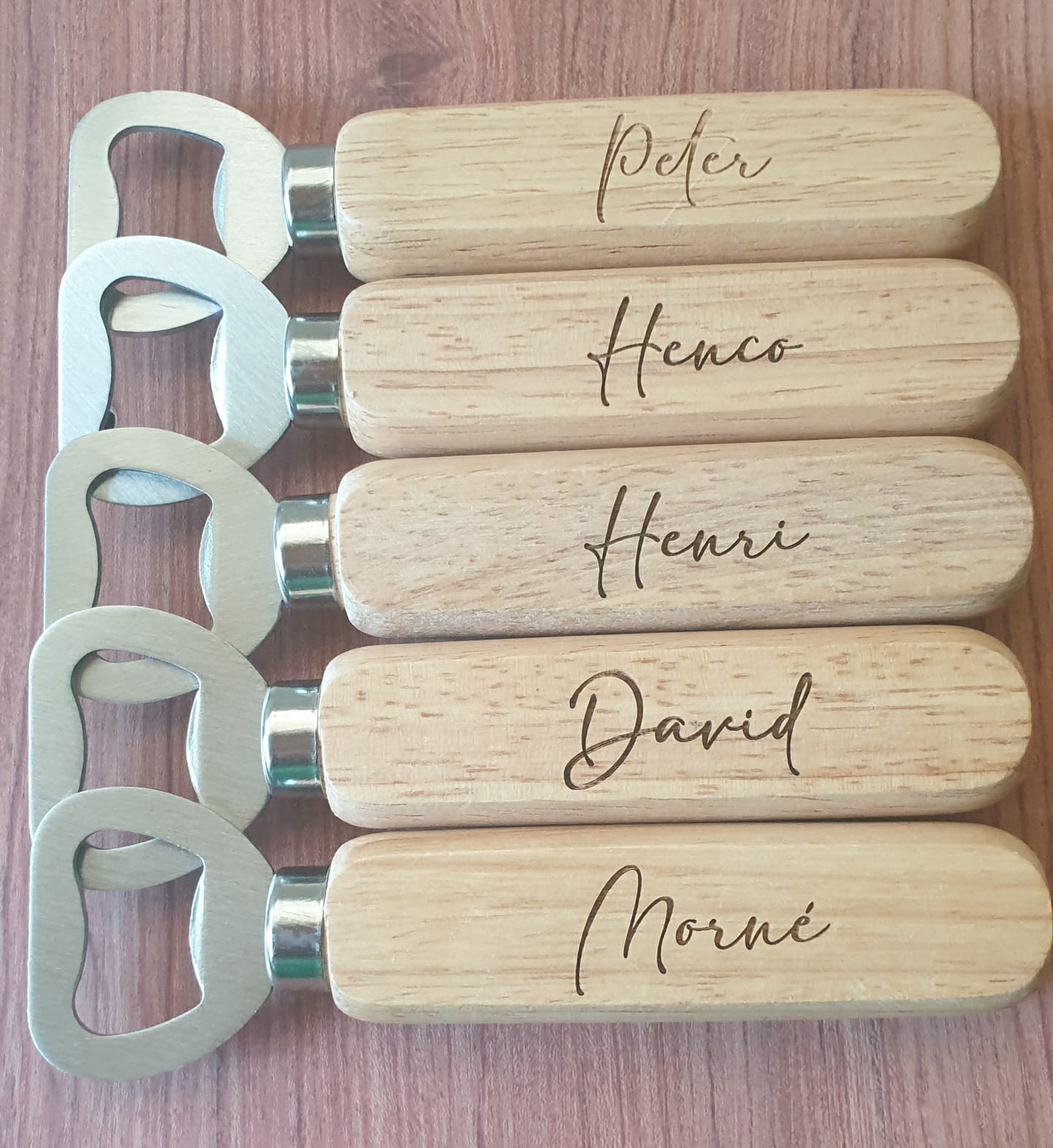 Personalized Wooden bottle openers