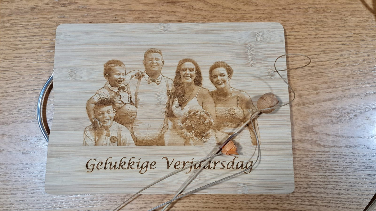 Personalized Bamboo cutting board