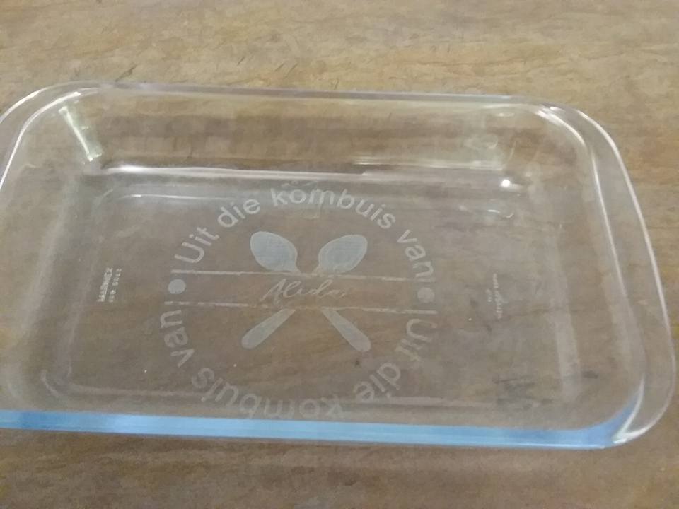 Engraved Glass Bawl