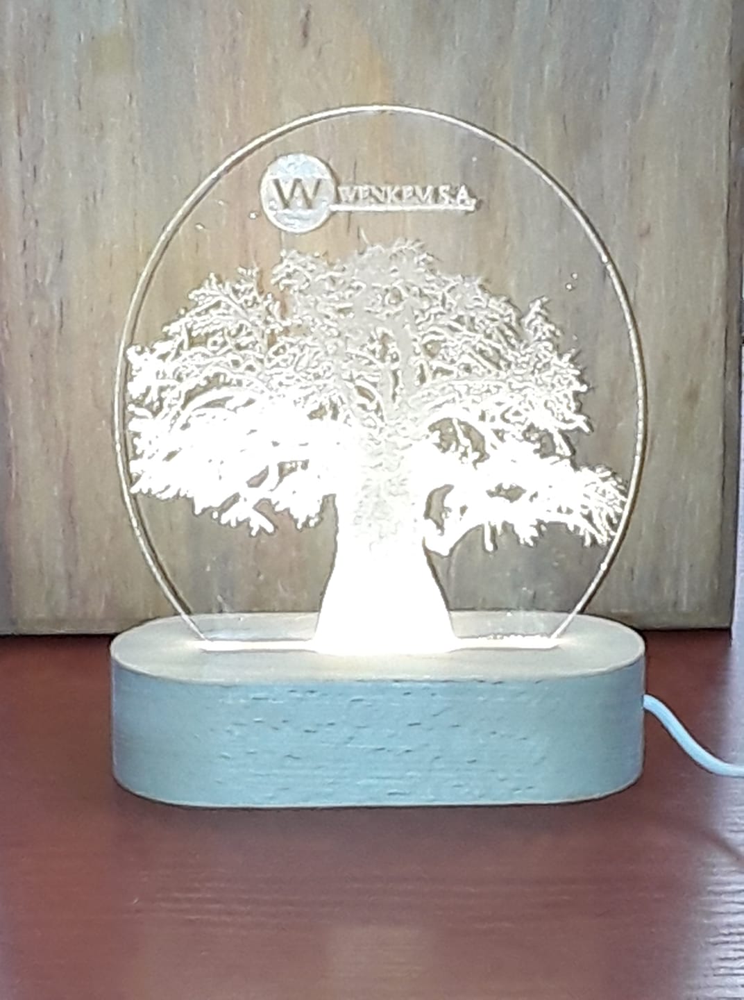 Personalized USB 3D Illusion Lamp