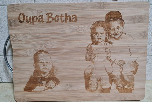 Personalized Bamboo cutting board