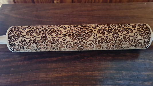 Rolling Pin - Floral Lace