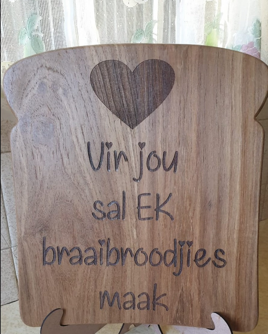 Personalized Braai Broodjie Chopping Board